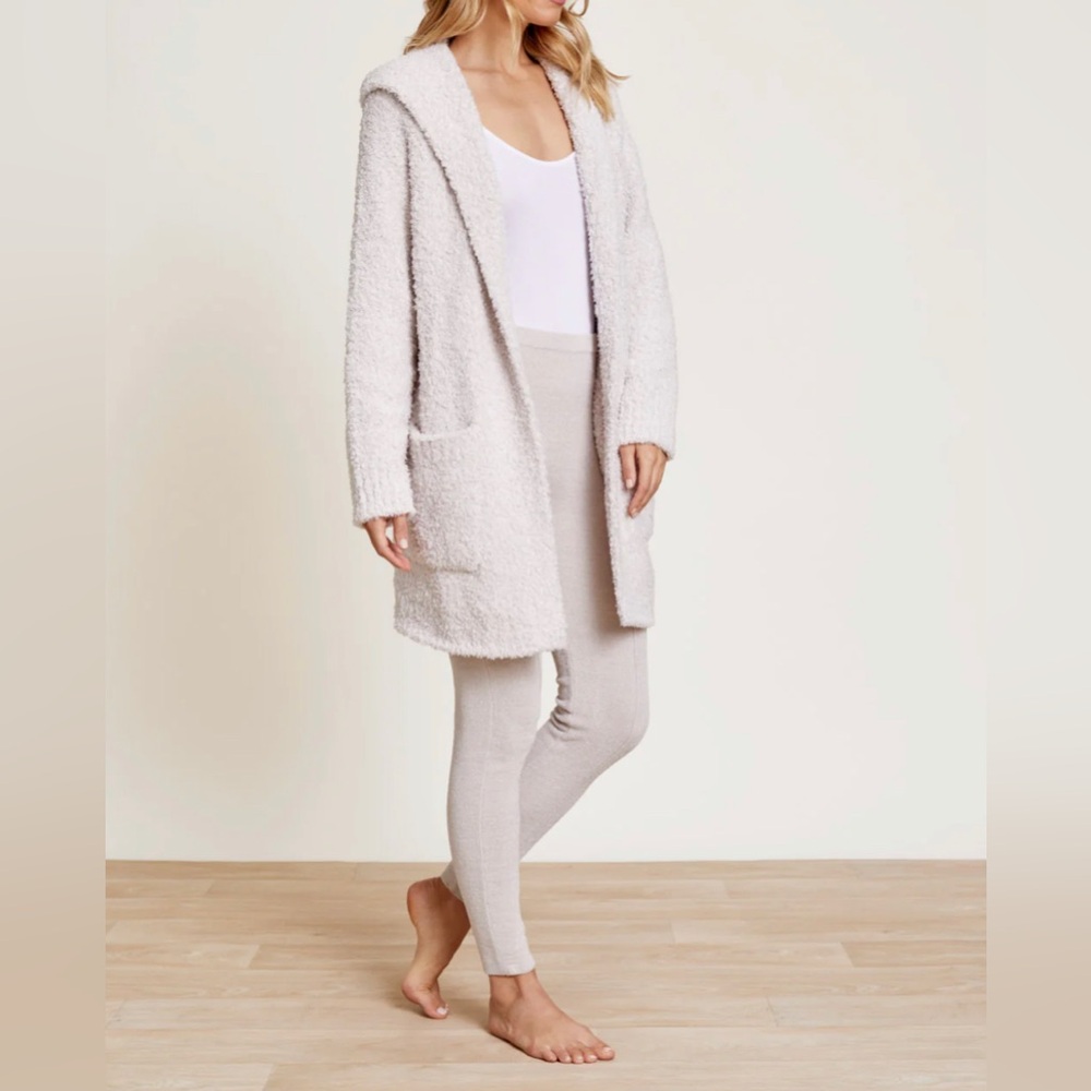 Barefoot dreams cozy chic lite hooded cardigan xs/s